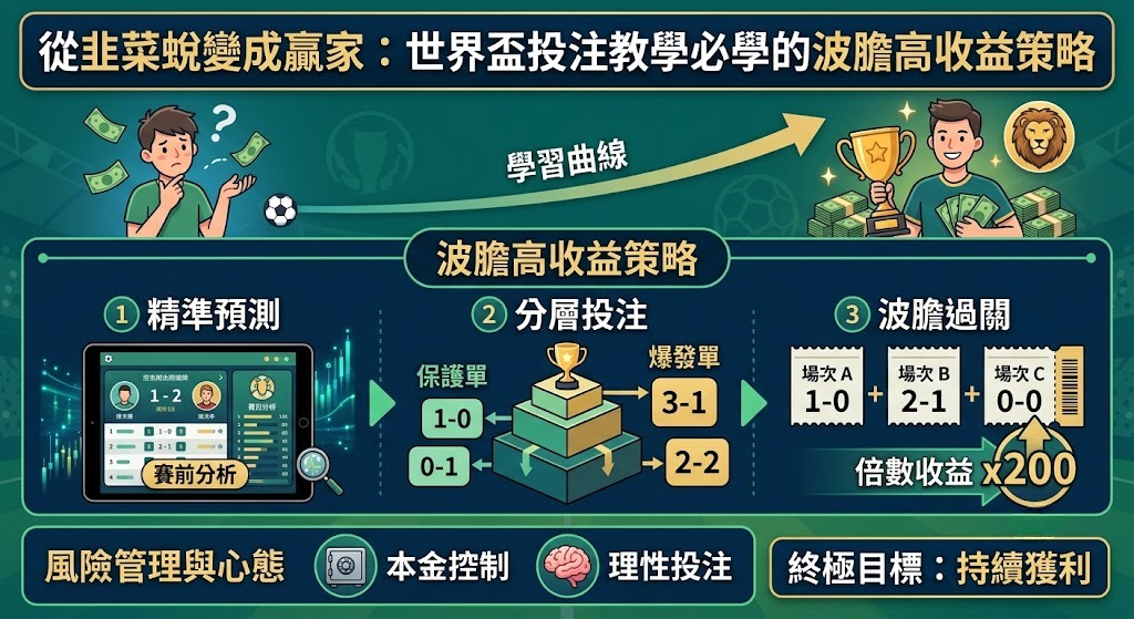 世界盃投注教學必學的波膽高收益策略 世界盃投注教學必學的波膽高收益策略