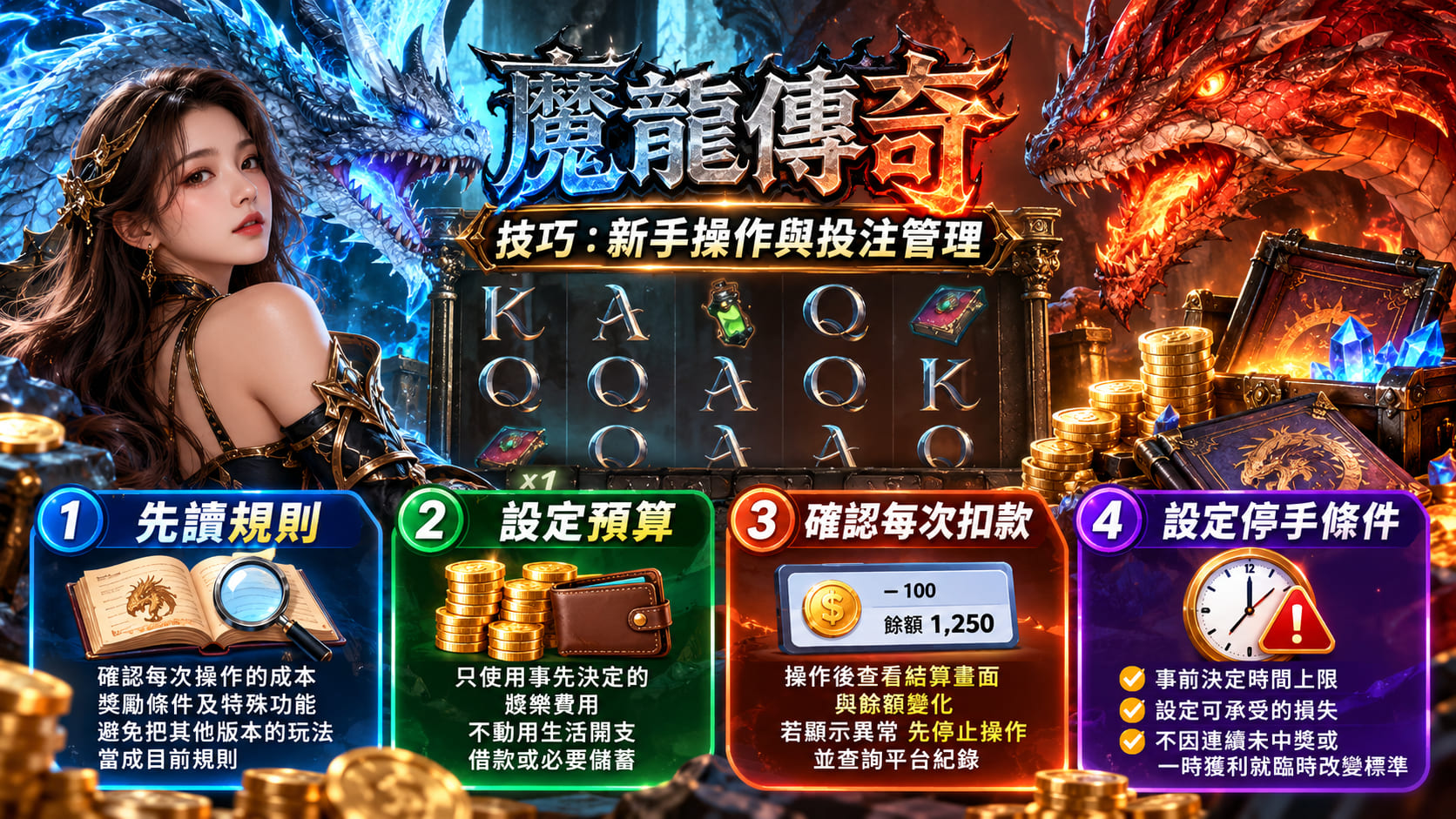 想看懂魔龍傳奇的盤面變化與特殊機制?先掌握基本規則,玩遊戲更有方向。 想看懂魔龍傳奇的盤面變化與特殊機制?先掌握基本規則,玩遊戲更有方向。